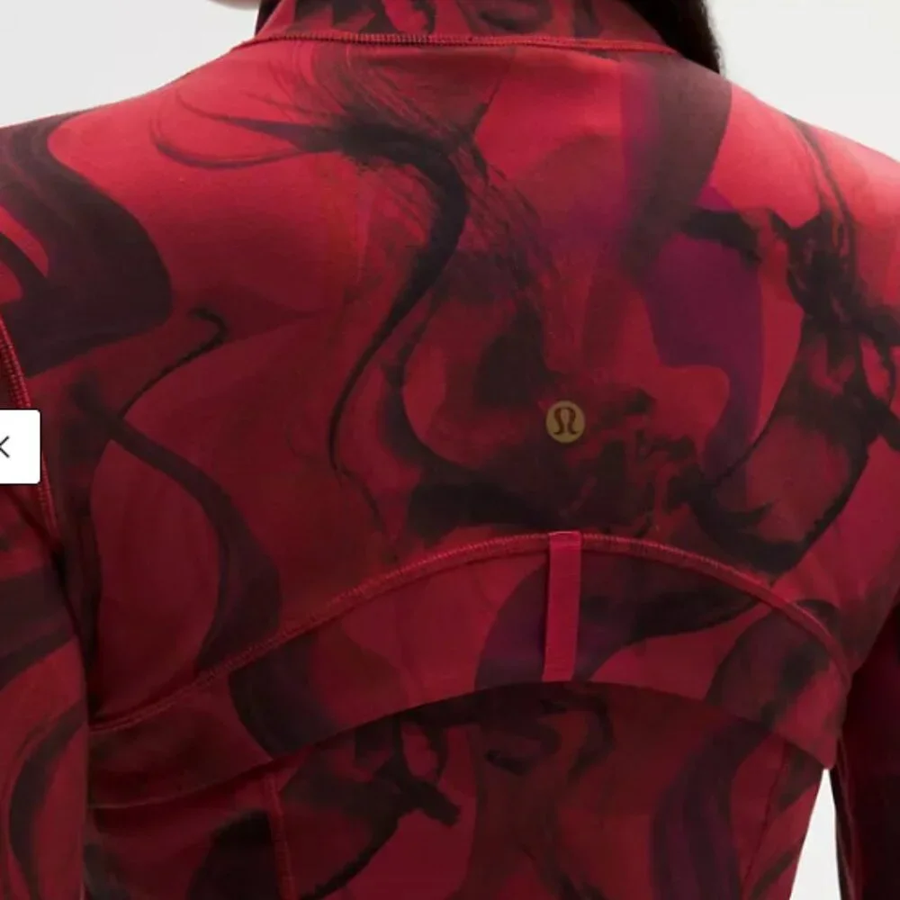 Lululemon 2026 Lunar New Year Define Cropped Jacket Nulu- Lunar Plumes Red Multi - Picture 5 of 6